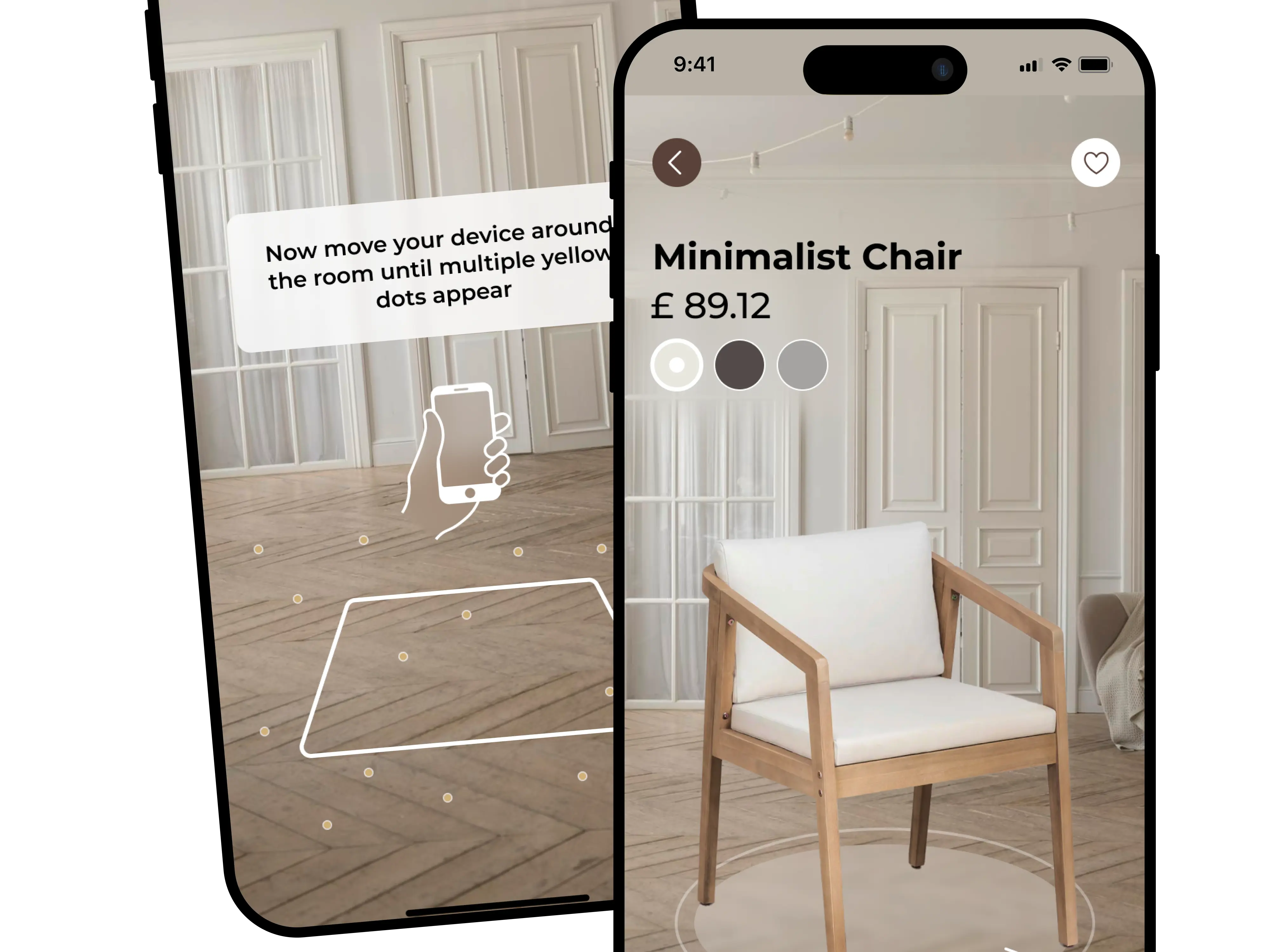 Furniture Shopping App: AR Room Screens