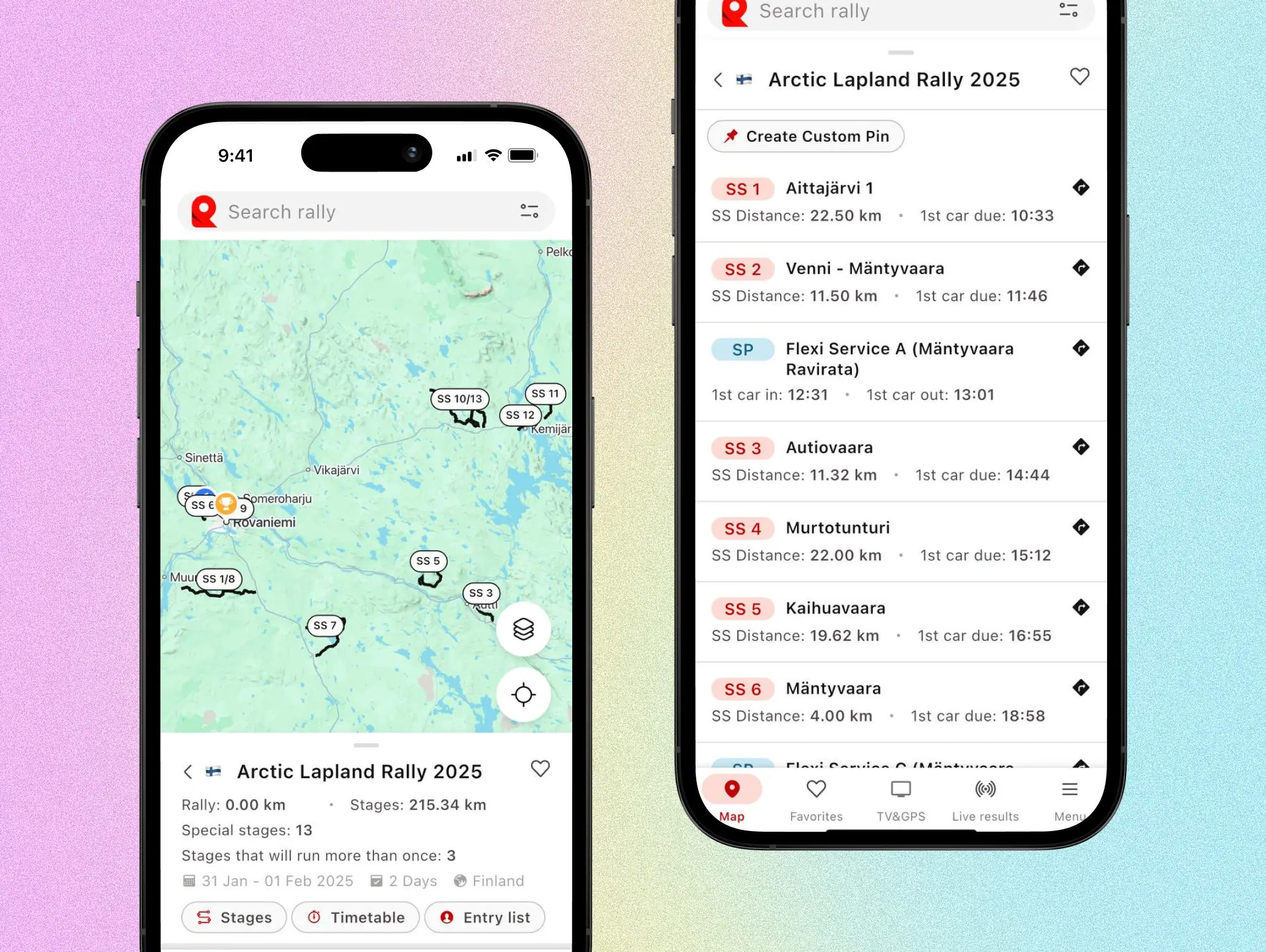 RallyPin: App for Tracking Rally Events